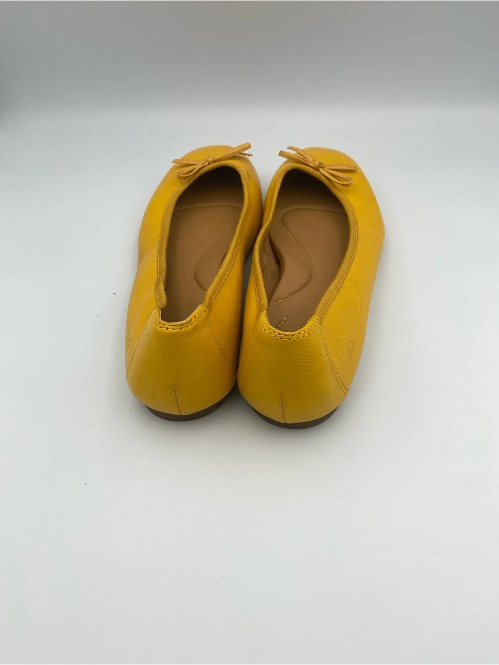 Born Women's Yellow Bow Ballet Flats
